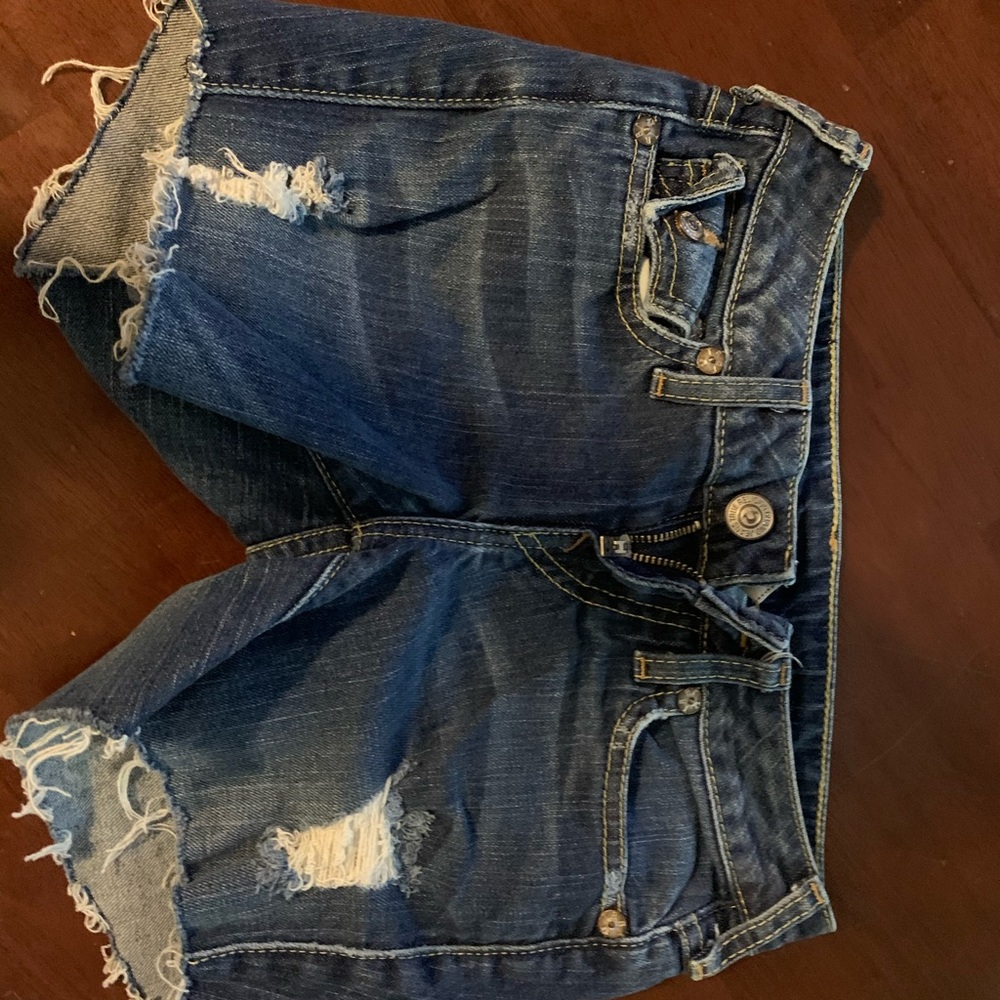 True Religion Jean Shorts